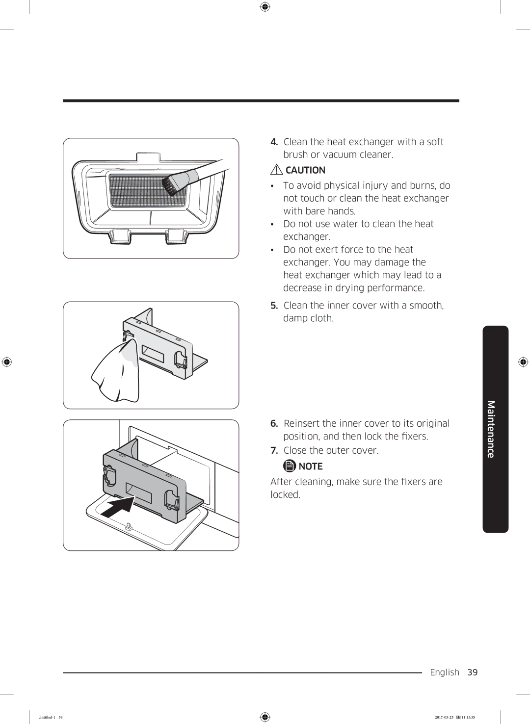 Samsung DV90M8204AW/EE manual English 39  